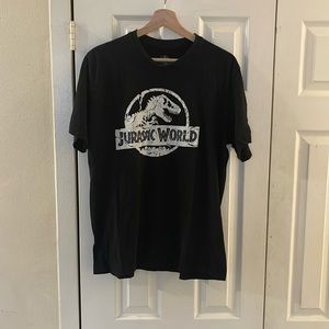 Jurassic World T Shirt size large in black and white